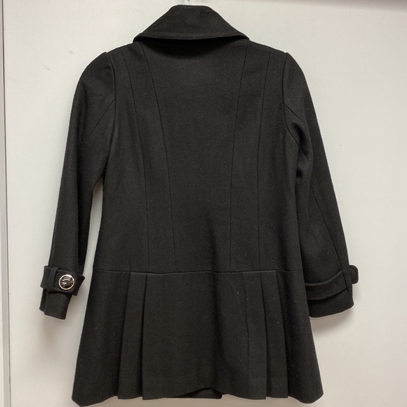 Sugarfly Girls Black Wool Coat - Picture 2 of 10